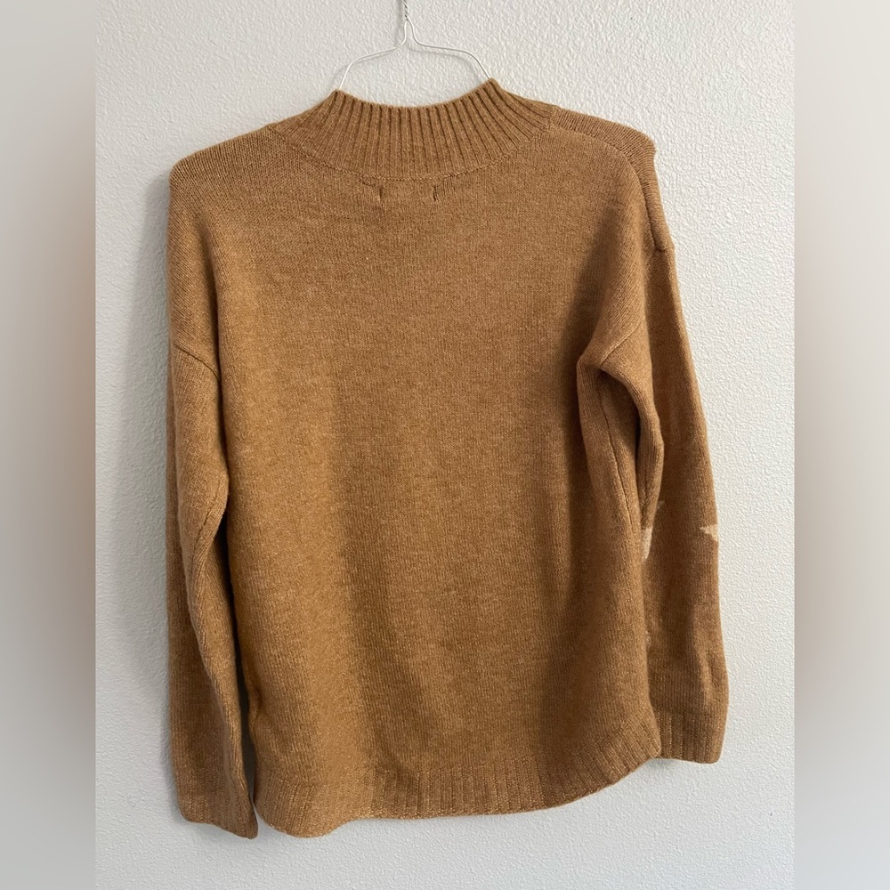 Love Token Star Pullover Beige Sweater Size Medium - Picture 6 of 9